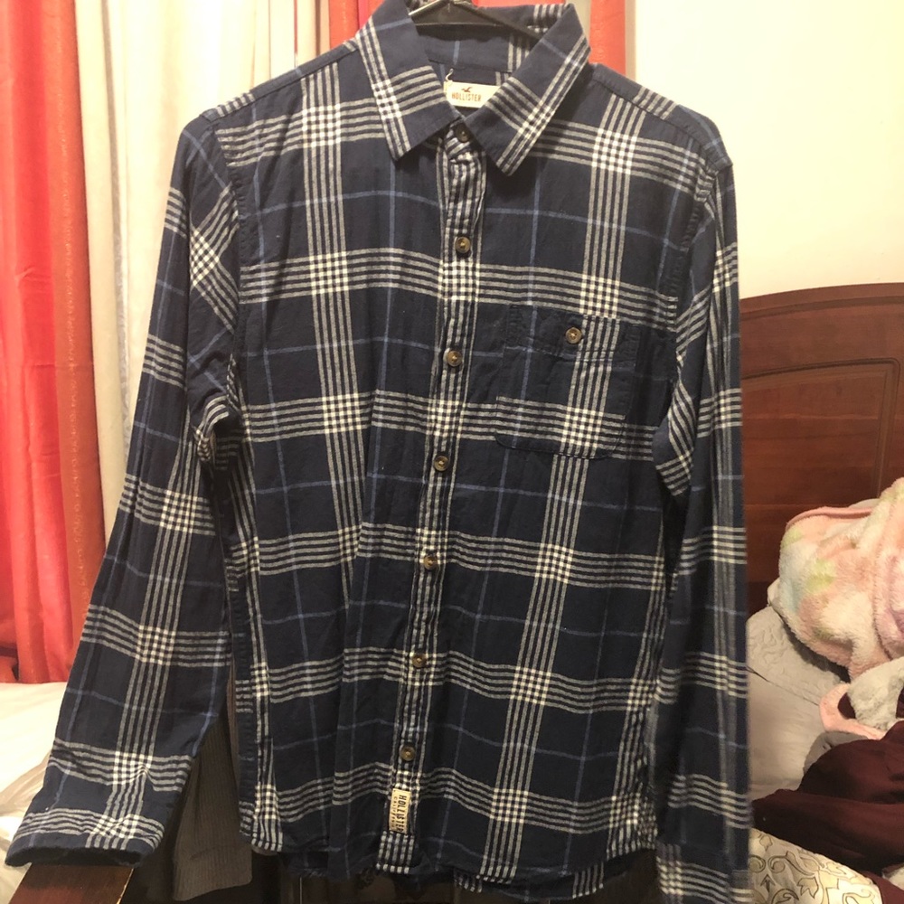 Navy Blue Flannel